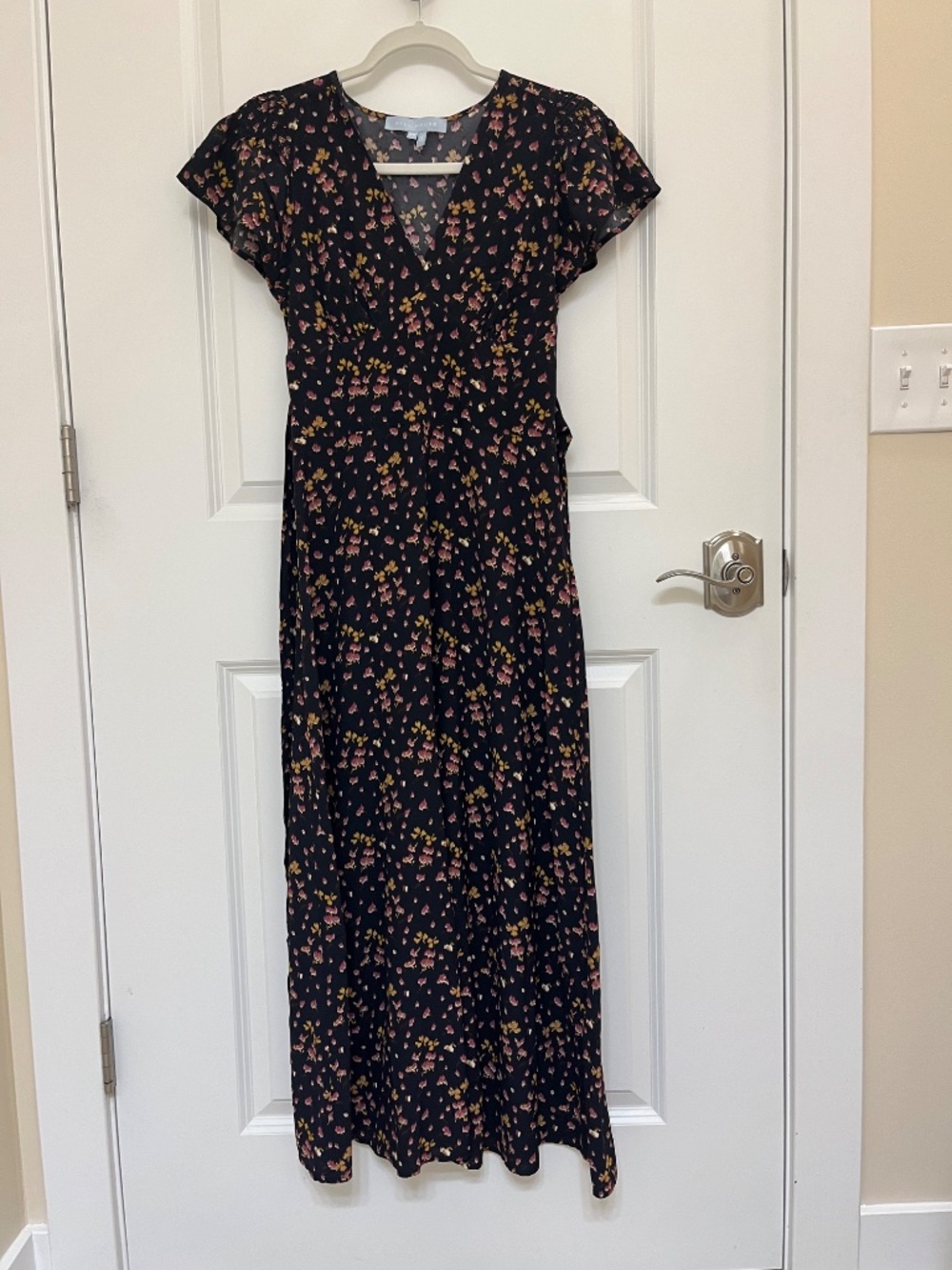 Hill House The Rae Dress - Fuchsia Lucky Charm / X-Small View 3